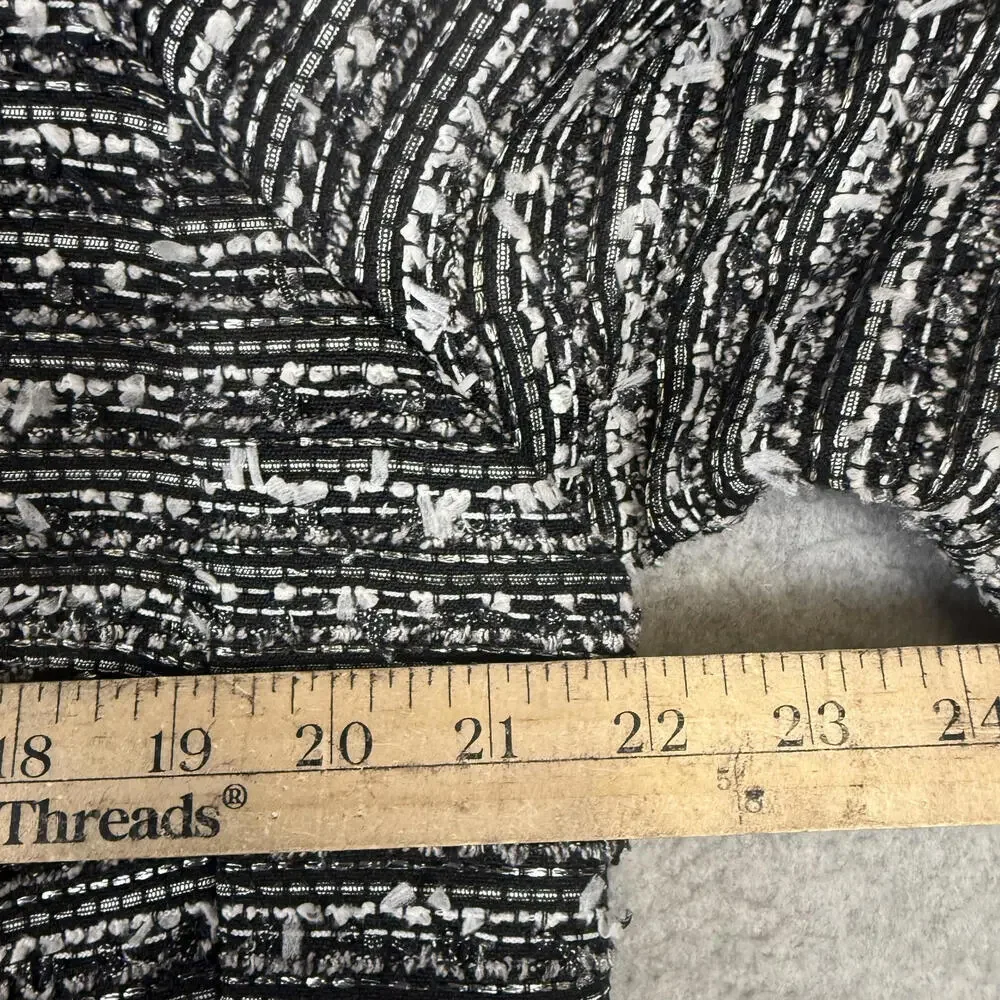 Talbots Women's Size 18 Plus Grey Tweed Nylon Blend Blazer Jacket Coat
